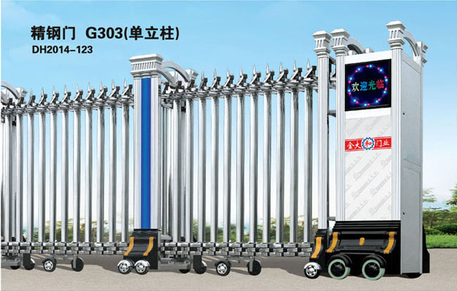 精钢门 G303（单立柱）DH2014-